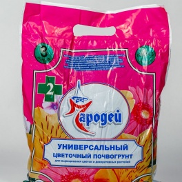Грунт Чародей Универсальный цветочный №2, 3л